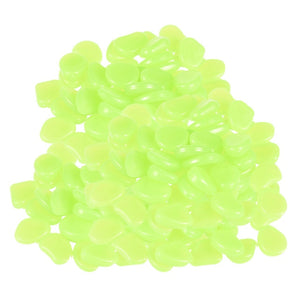 50Pcs/bag Glow In The Dark Garden Pebbles Glow Stones Rocks for Garden Walkways 50Pcs Garden Luminous Stones Garden Decoration